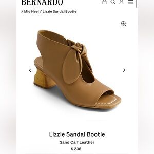 Bernardo Ankle Booties in Tan